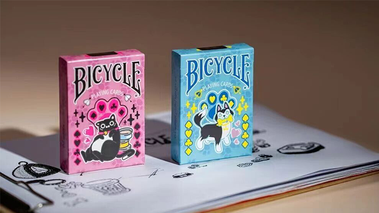 Bicycle Cat (Pink) Playing Cards | US Playing Card Co.