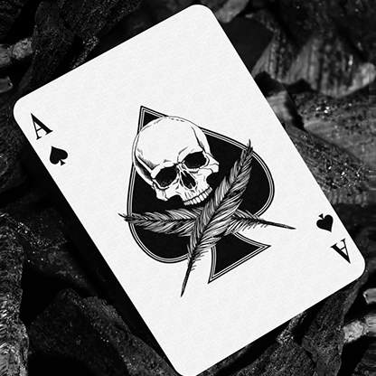 Feather & Bone: The Chrome Hearts (Foil) Playing Cards | Joel Meyers