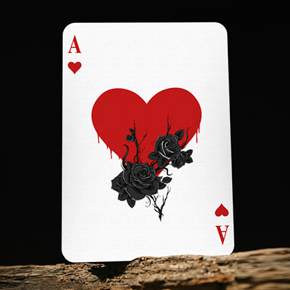 Feather & Bone: The Chrome Hearts (Foil) Playing Cards | Joel Meyers