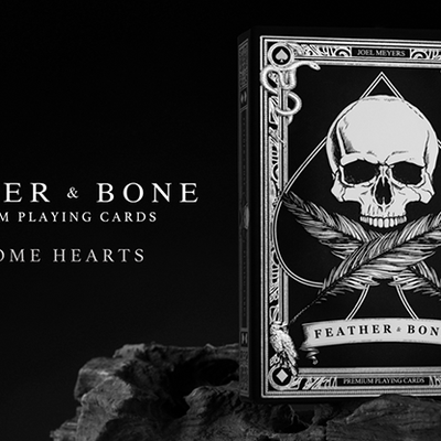 Feather & Bone: The Chrome Hearts (Foil) Playing Cards | Joel Meyers