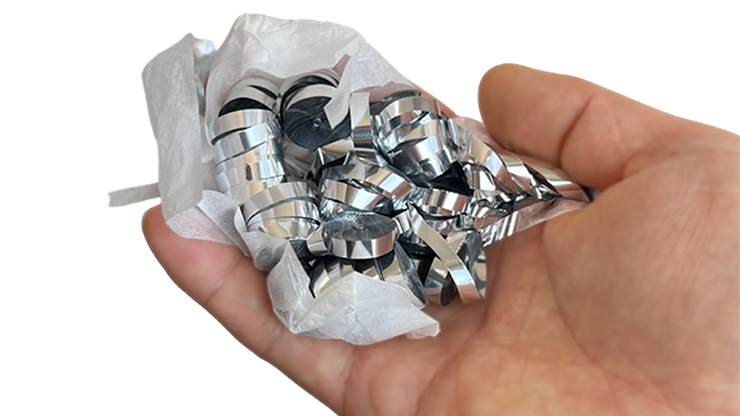 Kabuki Streamer Silver (Small, Pack of 2) Metallic | JL Magic