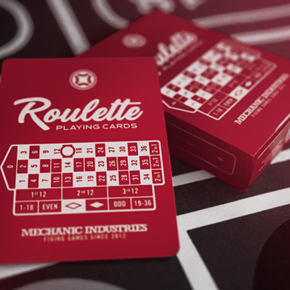 Roulette (Red) Playing Cards | Mechanic Industries