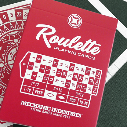 Roulette (Red) Playing Cards | Mechanic Industries