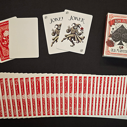 Rose Elites - Old Masters (Red) Marked Deck Playing Cards