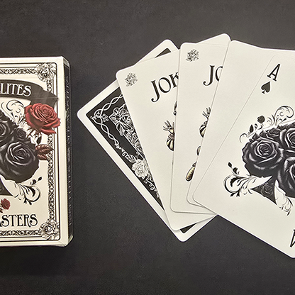 Rose Elites - Old Masters (Black) Marked Deck Playing Cards