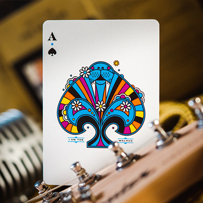The Beatles Special Edition (Black) Playing Cards | theory11