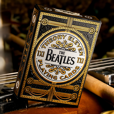 The Beatles Special Edition (Black) Playing Cards | theory11