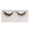 Glänzende Wimpern mit Kleber | gold