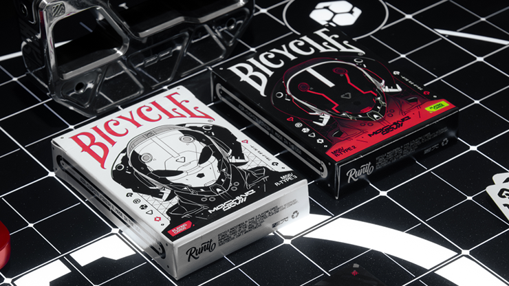 Bicycle Machine56 R-TYPE/3 White Playing Cards | RunIt Decks