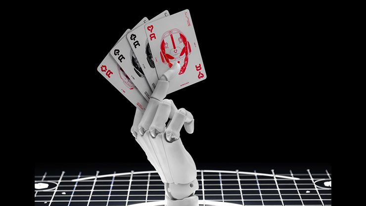 Bicycle Machine56 R-TYPE/3 White Playing Cards | RunIt Decks