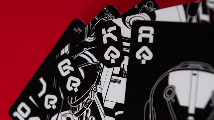 Bicycle Machine56 R-TYPE/2 Black Playing Cards | RunIt Decks