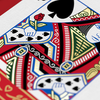 Red Roses Gold Foil Playing Cards (Fully Marked)