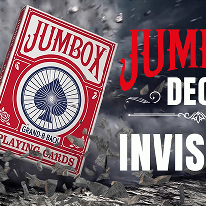 Jumbox Invisible Deck (Red) | Magic Dream