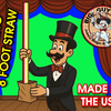 Appearing Straw - 8 Foot By Big Guys Magic