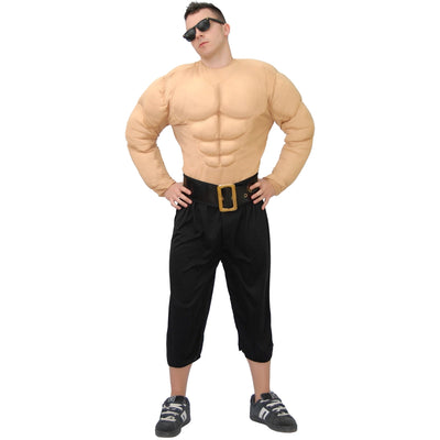 Muskulöser Körper | gepolsteter Pullover