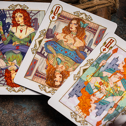 Witches Playing Cards
