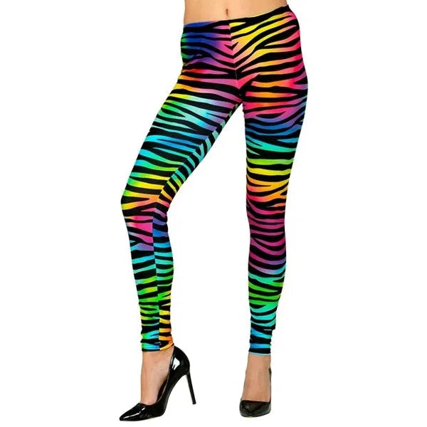80er Tigerprint Neon Leggins-Widmann-Deinparadies.ch
