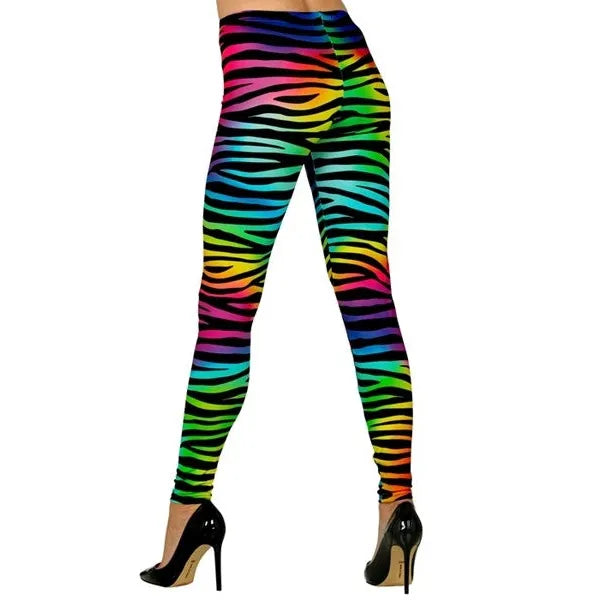 80er Tigerprint Neon Leggins-Widmann-Deinparadies.ch