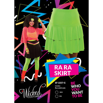 80's Ra Ra Skirt Tutu neongrün-Wicked-Deinparadies.ch