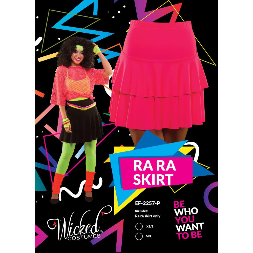 80's Ra Ra Skirt Tutu neonpink-Wicked-Deinparadies.ch