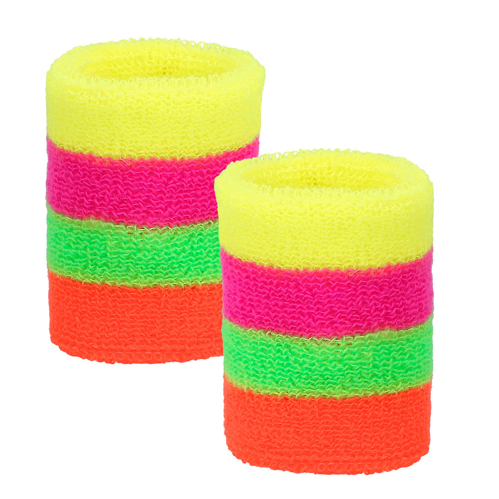 80's Schweissbänder-Set Neon-Boland-Deinparadies.ch