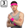 80's Schweissbänder-Set | pink-Boland-Deinparadies.ch