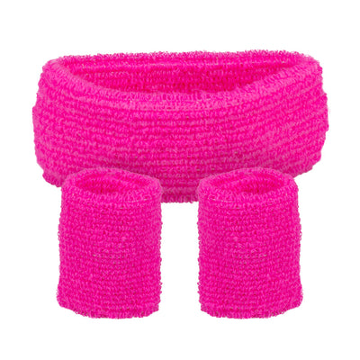 80's Schweissbänder-Set | pink-Boland-Deinparadies.ch