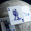 NASA HOLOGRAPHIC FOIL "MEATBALL" LOGO PLAYING CARDS