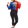 Harley Quinn Jacke mit Shirt