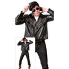 Rock'n'Roll Bikerjacke Kunstleder