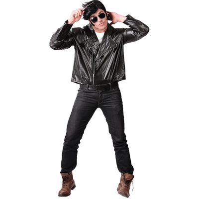 Rock'n'Roll Bikerjacke Kunstleder