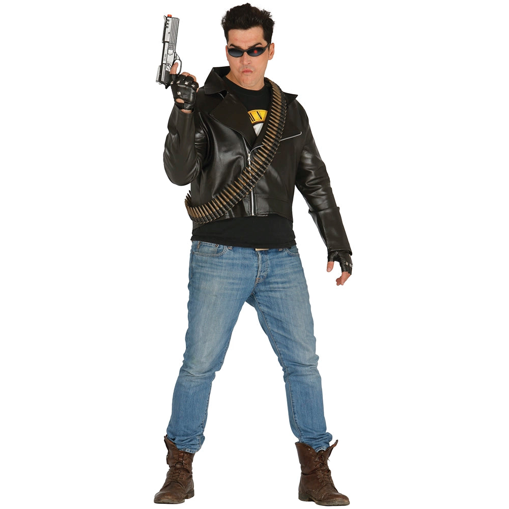 Rock'n'Roll Bikerjacke Kunstleder