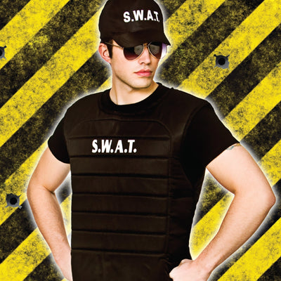 SWAT Weste & Mütze Set