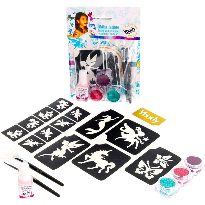 Glitzertattoo Set Mädchen