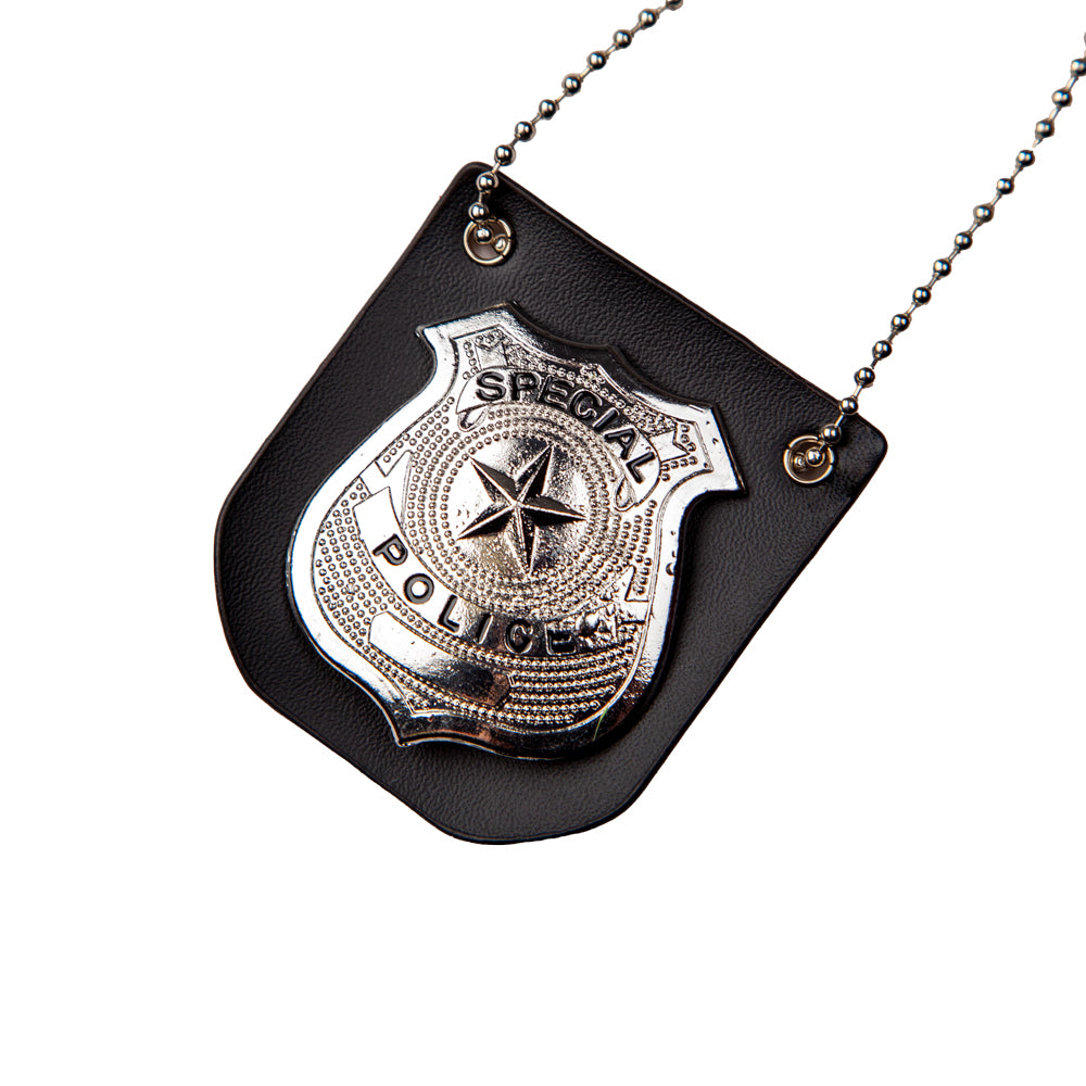 Polizeimarke mit Kette