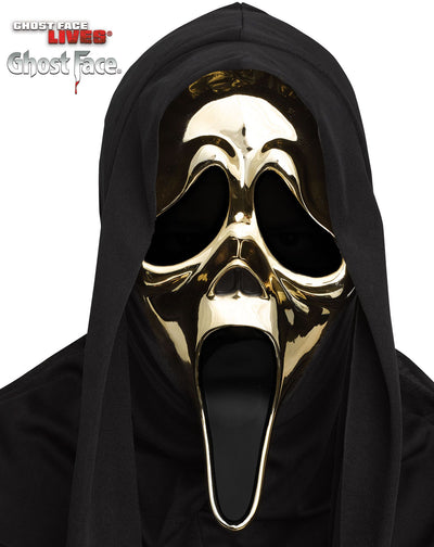 Ghost Face® | Golden Metallic Maske