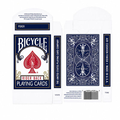 10 leere Bicycle Schachtel Pokerkarten