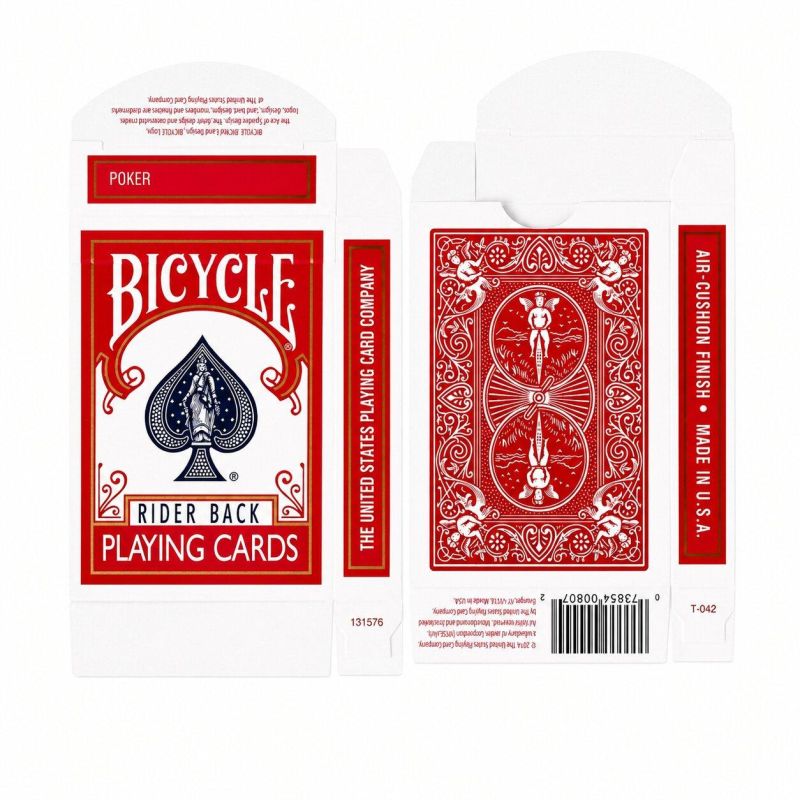 10 leere Bicycle Schachtel Pokerkarten