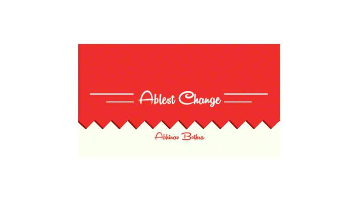 Ablest Change by Abhinav Bothra - Video Download Abhinav Bothra bei Deinparadies.ch