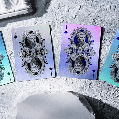 Alabaster Michelangelo HOLO Playing Cards | TCC Fashion-TCC PLAYING CARDS CO. LIMITED-Deinparadies.ch
