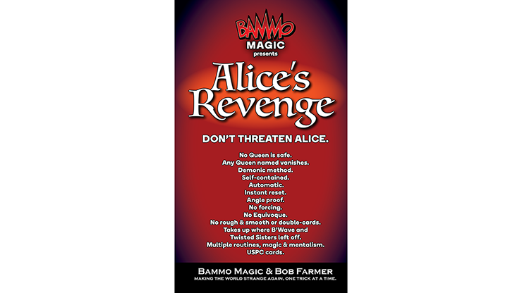 La venganza de Alicia de Bob Farmer Every Trick In The Book, Inc. Deinparadies.ch