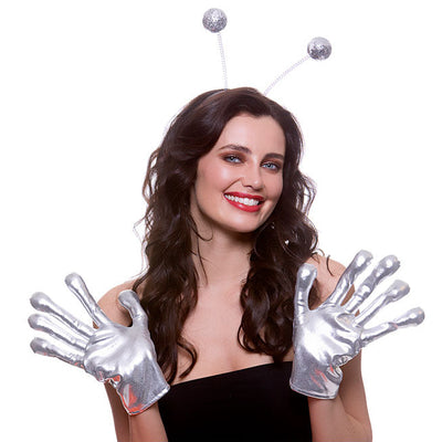 Alienhandschuhe | silber-Wicked-Deinparadies.ch