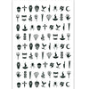 Alphabet Tattoosticker Gotisch-Guirca-Deinparadies.ch