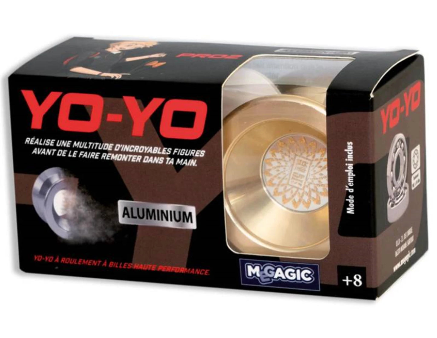Aluminium Yoyo Pro | gold-Megagic-Deinparadies.ch