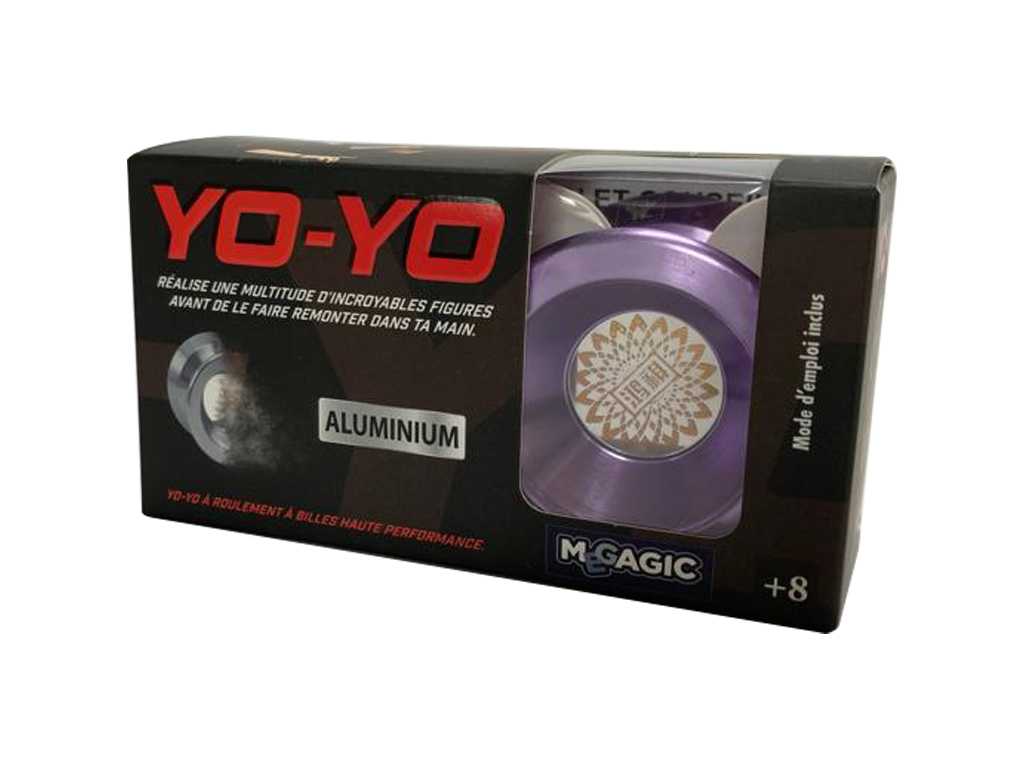 Aluminium Yoyo Pro | violet, gold-Megagic-Deinparadies.ch