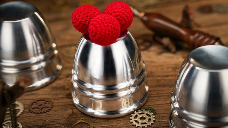 Aluminum Alloy Cups and Balls Set | TCC Magic-TCC PLAYING CARDS CO. LIMITED-Deinparadies.ch