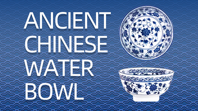 Cuenco de agua chino antiguo | jt