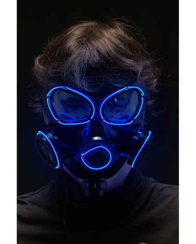 Antigas Maske mit LEDs