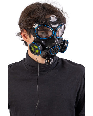 Antigas Maske mit LEDs