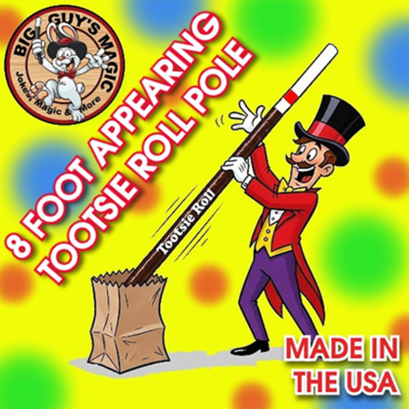 Appearing 8 Foot Tootsie Roll Pole | Big Guys Magic-Big Guys Magic-Deinparadies.ch
